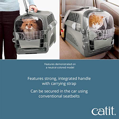 Catit Pet Cabrio Transportín Azul, Blue Grey