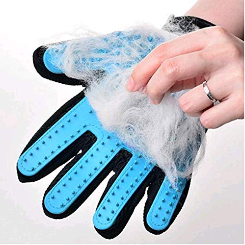 Cepillo para Guantes -con Removedor de pelo para Muebles - Limpieza de Mascotas Para Perros Pequeños, Medianos y Grandes & Gatos Con Pelaje Corto a Largo - Reduce Eficazmente la Caida de Cabello Hasta