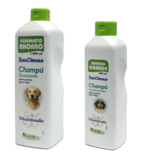 Champu vitaminado 500ML suavizante para Perros SanDimas Buen Olor