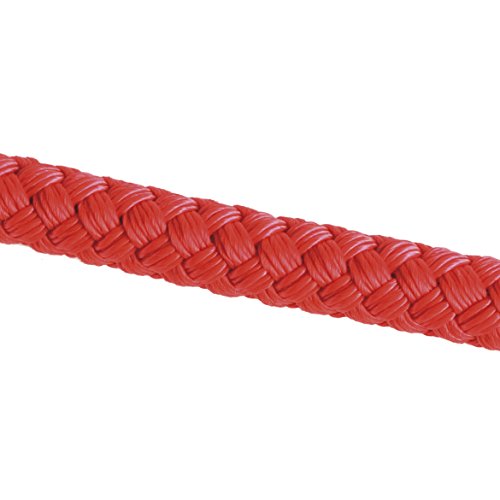 CHAPUIS SELLERIE SLA104 Correa de Perro - Cuerda de Polipropileno Rojo - Diámetro 10 mm - Largo 120 cm - Talla M