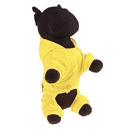 Chubasquero Perros,Moda Para Perros, Tiras Reflectantes, Mono Con Capucha, Impermeable Amarillo, Impermeable, Impermeable, Perro, Capa A Prueba De Viento, Ropa, Chaqueta Duradera Para Perros Pequeño