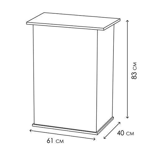 Ciano Acuario Emotions Pro – Mueble para acuariofilia Blanco 60