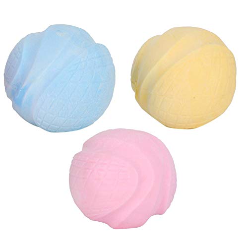 Cikonielf 3Pcs Pelota de Tenis Pelota para morder Mascotas Limpieza de Dientes de Perro Juguete Molar Masticar Pelota interactiva para Mascotas para Entrenamiento de molienda de Mascotas