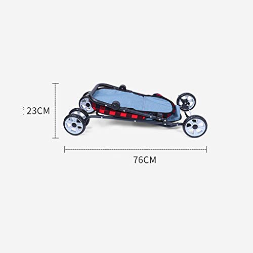 Cochecito Transporte Mascota Los Mascotas Animal Cochecito cochecito del animal doméstico for Medianas Pequeño Perros Gatos discapacitados perro Cochecito de niño del basculador Remolque Bicicleta Per