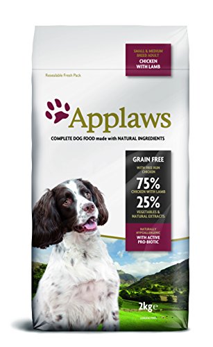 Comida seca de perros de Applaws, pollo, adultos de raza pequeñas y mediana, 2 kg