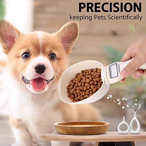 Cuchara Escala para mascotas Cuchara electrónica Cuchara electrónica de alimentos para mascotas Cuchara de pesaje Cuchara precisa Comida para perros Taza de medición Comida para gatos Escala digital