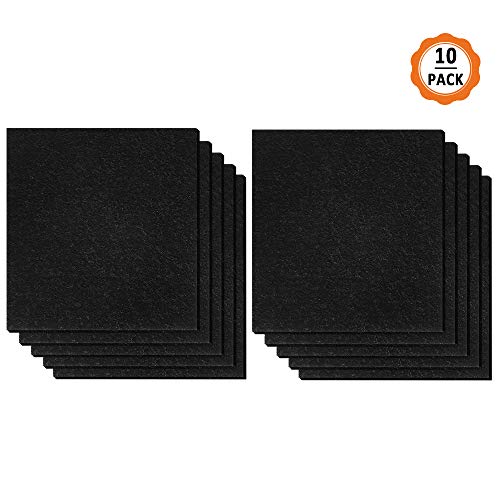 Dadabig 10 Piezas Filtros de Carbono para Gatos Filtros para arenero de Gatos Filtro De Desodorización De Carbón Activado para Mascotas （15 * 16cm）