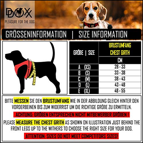 DDOXX Arnés Perro Step-In Air Mesh, Ajustable, Reflectante, Acolchado | Diferentes Colores & Tamaños | para Perros Pequeño, Mediano y Grande | Accesorios Gato Cachorro | Marrón, XL