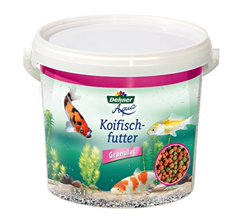 Dehner Aqua Comida para Peces koi granulada, 3,5 l