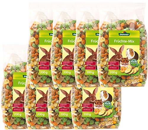 Dehner Snack Adolescente, Mix de Frutas, 8 x 200 g (1.6 kg)