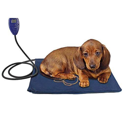 DGHJK Artículos para Mascotas, Almohadilla térmica para Mascotas Manta eléctrica para Suministros para Perros Almohadilla térmica termostática Resistente al Agua, 50 * 50 cm