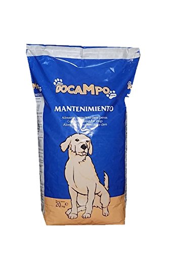 DOCAMPO Mantenimiento 20KG Saco pienso Comida para Perros Adultos