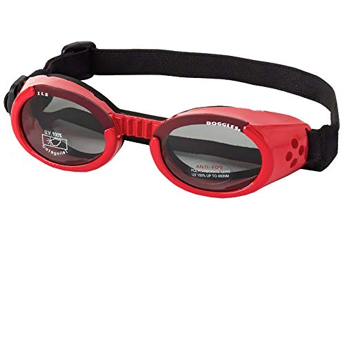 Doggles ILS Medio Brillante Rojo y Humo Lente