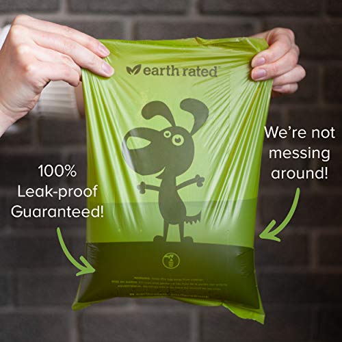 Earth Rated Dispensador Bolsas sin Perfume-300 Unidades, Unscented, 300 Bags