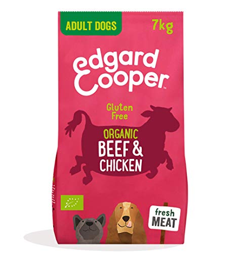 Edgard & Cooper pienso para Perros Adultos sin Gluten, Natural con tenera y Pollo de Corral ecológicos, 7kg. Comida balanceada sin harinas de Carne ni Carnes sobreprocesadas, cocinado a Fuego Lento