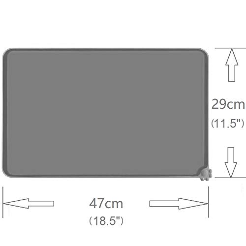 Eono Essentials Silicone Dog Cat Bowl Mat Non-Stick Food Pad Water Cushion FDA Approved Waterproof