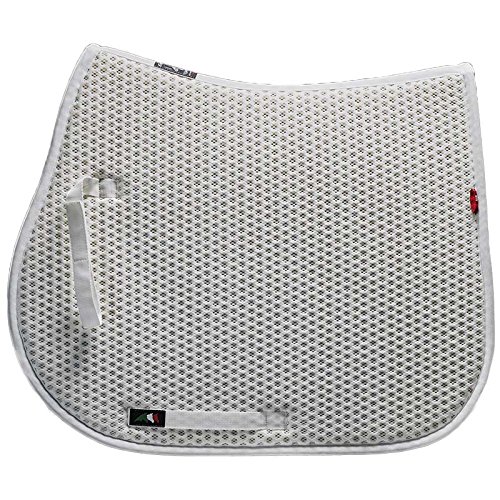 Equiline Sudadero Inglés Mod. Tecno Air Pad, Bianco, DN - Dressage rettangolare