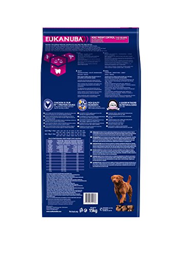 Eukanuba Adulto Control de peso Raza grande Pollo [15 Kg]