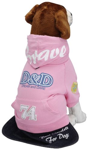 Europet Bernina 381 – 407806 Perros Sudadera D & D Brave Dog 22 x 35 x 20 cm, Color Rosa