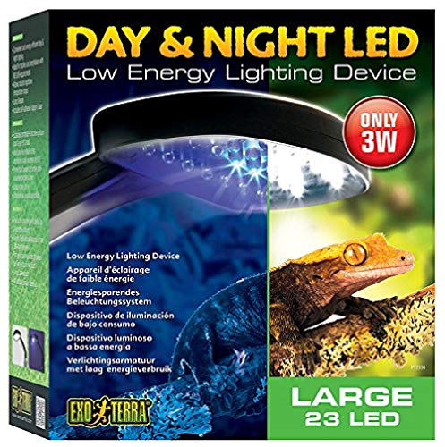 Exo Terra Day and Night LED Light Fixture Large (22 White/2 Blue LED) Large