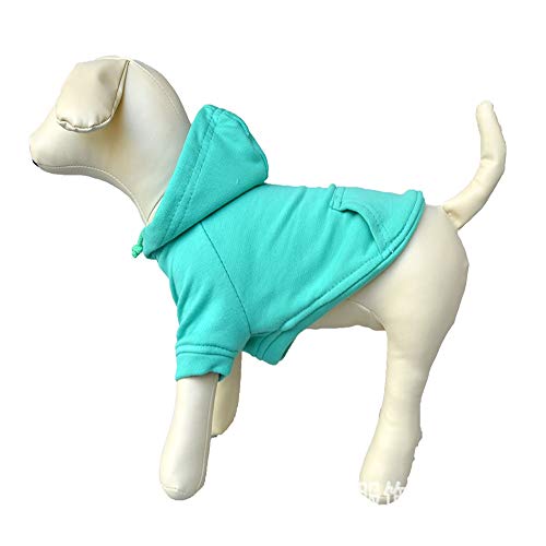 Eyxia- Pet Master Dog Hoodies for Perros pequeños Mediana, Ropa for Mascotas en Poodle Cachorro Yorkie Jack Russel Terrier (Color : Verde, Size : XXXL)