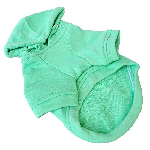 Eyxia- Pet Master Dog Hoodies for Perros pequeños Mediana, Ropa for Mascotas en Poodle Cachorro Yorkie Jack Russel Terrier (Color : Verde, Size : XXXL)