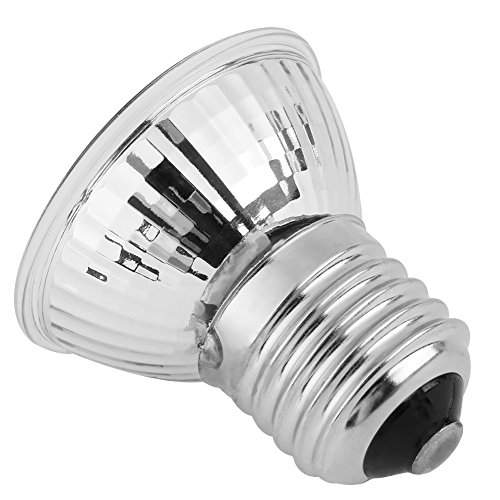 Fdit Bombilla Luz de Calor Lámpara de Luz de Calefacción para Reptile Anfibio(25W)