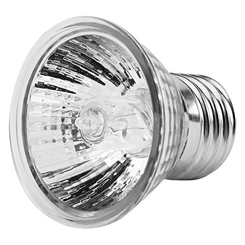 Fdit Bombilla Luz de Calor Lámpara de Luz de Calefacción para Reptile Anfibio(25W)