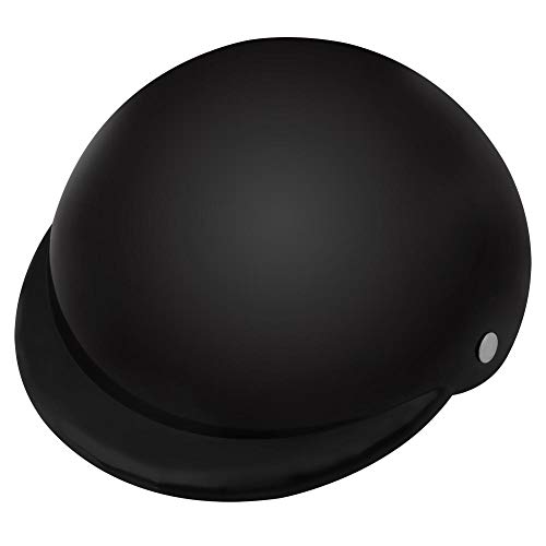 Fdit Casco de Perro Animal Doméstico Sombrero de Casquillo Casco Plástico de Motocicleta de ABS Sombrero de Casquillo Montar Caballo de ABS para Perro (Negro)