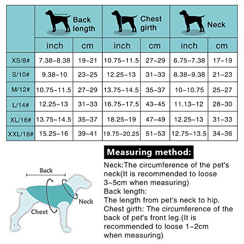 Fdit Impermeable para Perros de Mascota Chubasqueros para Medianas Perros con Capucha y Tiras Reflectoras Seguras(M)