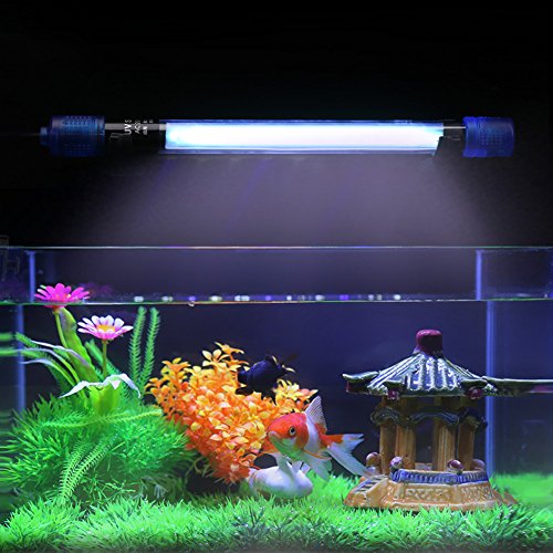 Fdit UV Lámpara de Tanque de Peces Lámpara Esterilizador Lámpara Bactericida Luz para Tanque de Acuario 220-240V UV de 5W 7W 9W 11W 13W(UV-9)