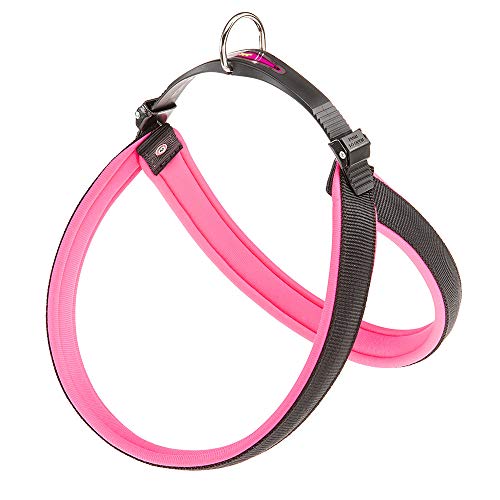 Ferplast Agila Fluo arnés para perros, fucsia, talla 6