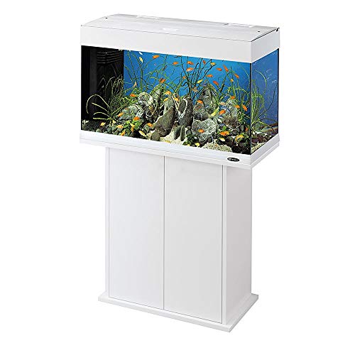 Ferplast Mueble para Acuario Dubai 80 81X36X73CM Blanco, Mediano