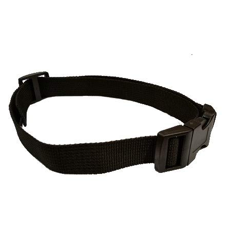 FilAnimal LIQUIDACION - Collar Nylon Extensible con Cordura, Broche Click y Antena instalada para Collares de adiestramiento (Nylon Collar 30-63cm x 2.5cm)