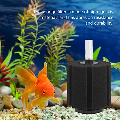 Filtro Esponja Acuario Espuma Bioquímica Bomba Aire Filtro Oxígeno Bio Compacto Para Tanque Peces Piscina Agua (21 * 12 * 11.5cm)