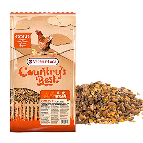 FINCA CASAREJO Pienso gallinas. Gold 4 Mini Mix 5 kg Versele Laga. Combinado Cereal y pienso en Pellet.