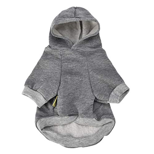 Fossrn Ropa Perro Pequeño Chihuahua Yorkshire Sudadera con Capucha - I MY MOM Invierno Ropa para Mascota Cachorro