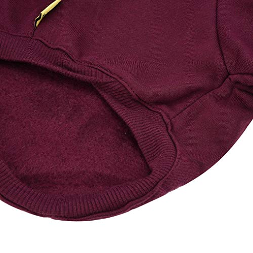 Fossrn Ropa Perro Pequeño Chihuahua Yorkshire Sudadera con Capucha - I MY MOM Invierno Ropa para Mascota Cachorro