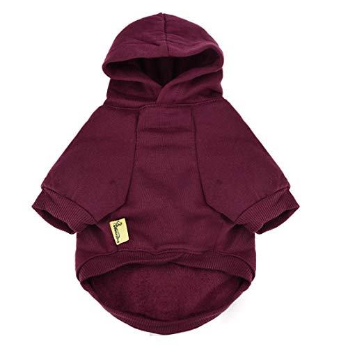 Fossrn Ropa Perro Pequeño Chihuahua Yorkshire Sudadera con Capucha - I MY MOM Invierno Ropa para Mascota Cachorro