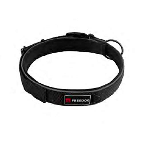 Freedog Collar Extreme Negro Neopreno Perro Grande 46-66 cm