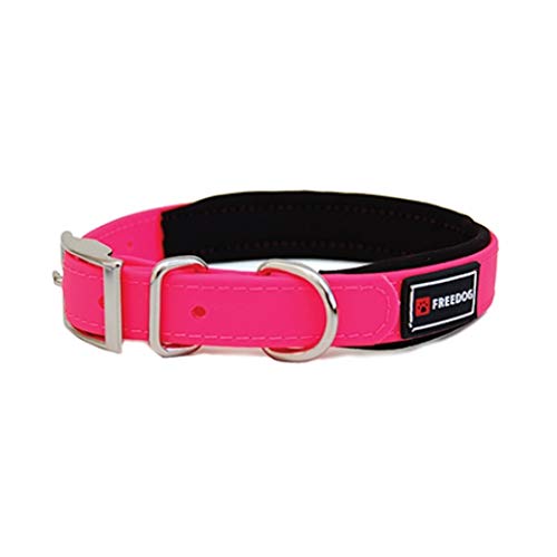 Freedog Collar Perro Ergo PVC con Acolchado Neopreno Talla 40 (Beig)