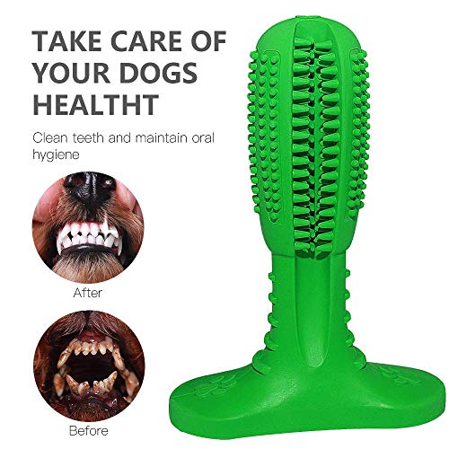 Freudlich Cepillo de Dientes para Perros, Limpieza de higiene Dental,Juguete para Masticar para Limpieza de Dientes de Perro, Goma Natural de Larga duración, no tóxica, Cuidado Oral para Mascotas