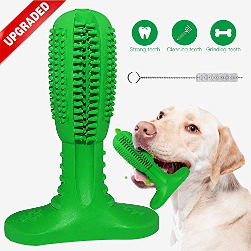 Freudlich Cepillo de Dientes para Perros, Limpieza de higiene Dental,Juguete para Masticar para Limpieza de Dientes de Perro, Goma Natural de Larga duración, no tóxica, Cuidado Oral para Mascotas