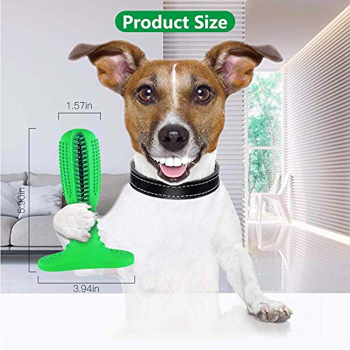 Freudlich Cepillo de Dientes para Perros, Limpieza de higiene Dental,Juguete para Masticar para Limpieza de Dientes de Perro, Goma Natural de Larga duración, no tóxica, Cuidado Oral para Mascotas