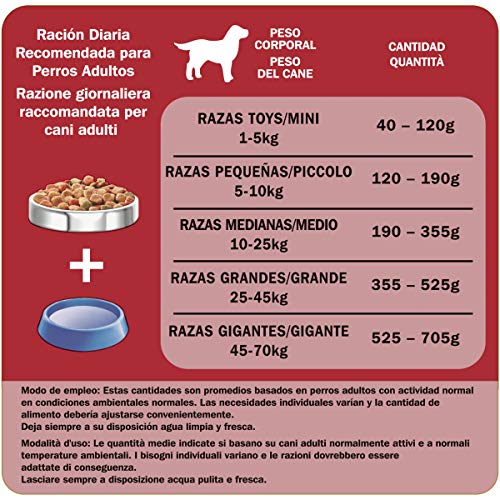 Friskies pienso para el Perro Adulto, con Manzo, Cereales y Verduras aggiunte, 7.5 kg