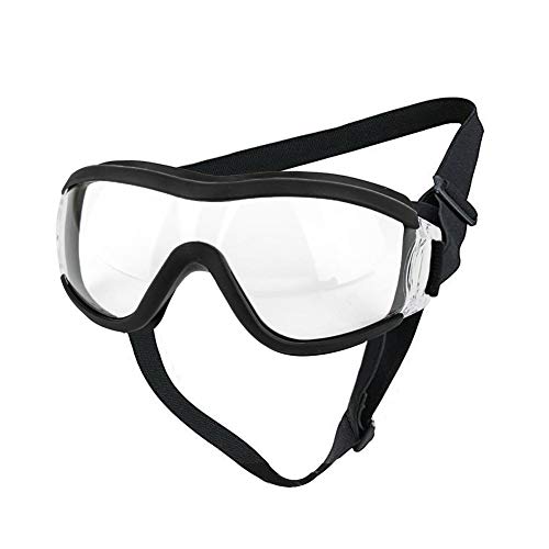 Gafas para perros Protección UV Sunglasse a prueba de viento Gafas de sol para perros a prueba de polvo Protección para los ojos con correa ajustable para perros medianos o grandes