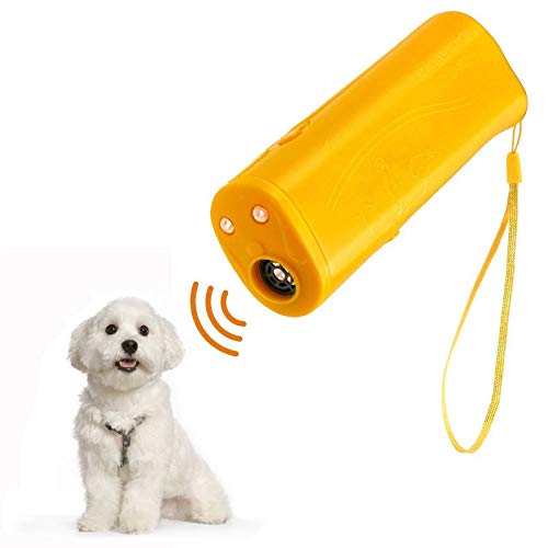 GCSEY Perro del Perro Casero Ultrasónico del Reflector del LED Entrenador Equipo Rumbling Linterna Antorcha con 3 Modos De Formación Dog Drive Luz De Flash