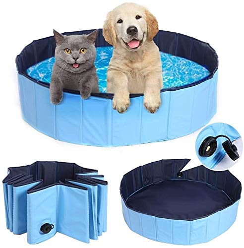 Genética Perro Mascota Plegable Piscina Gran Piscina de baño for Mascotas Piscina portátiles for bañera Plegable Durable de baño Piscina for Perros Gatos