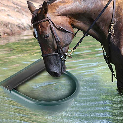 gototop flotador de Bebedero, 4L flotador Bebedero automática con latón Boquilla, – Carcasa rígida para Vacas caballo ovejas Cabras o perros (verde