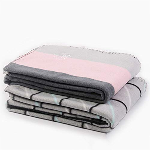 GTTBS Manta para Mascotas Manta de Perro Cojín Sleep Bed Cover Suave y Cálida Manta para Invierno Black Friday Juguetes - 2 Piezas,Plaidgray1,100 * 135cm